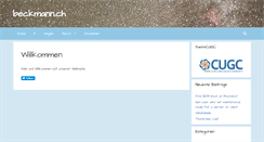 Desktop Screenshot of beckmann.ch