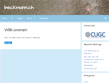 Tablet Screenshot of beckmann.ch