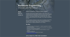 Desktop Screenshot of beckmann.com