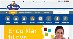 Desktop Screenshot of beckmann.dk